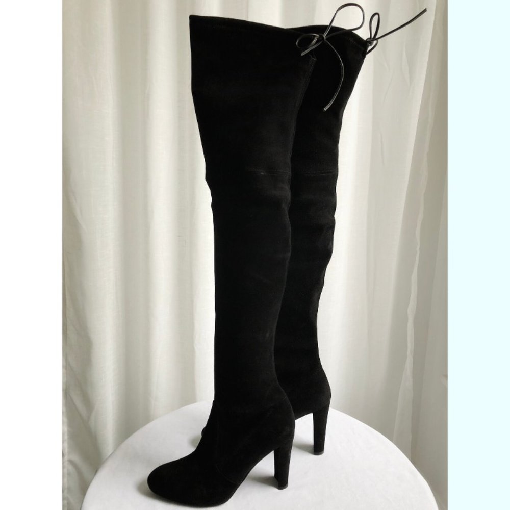 Stuart Weitzman Highland Over The Knee Heel Boots - Picture 7 of 14